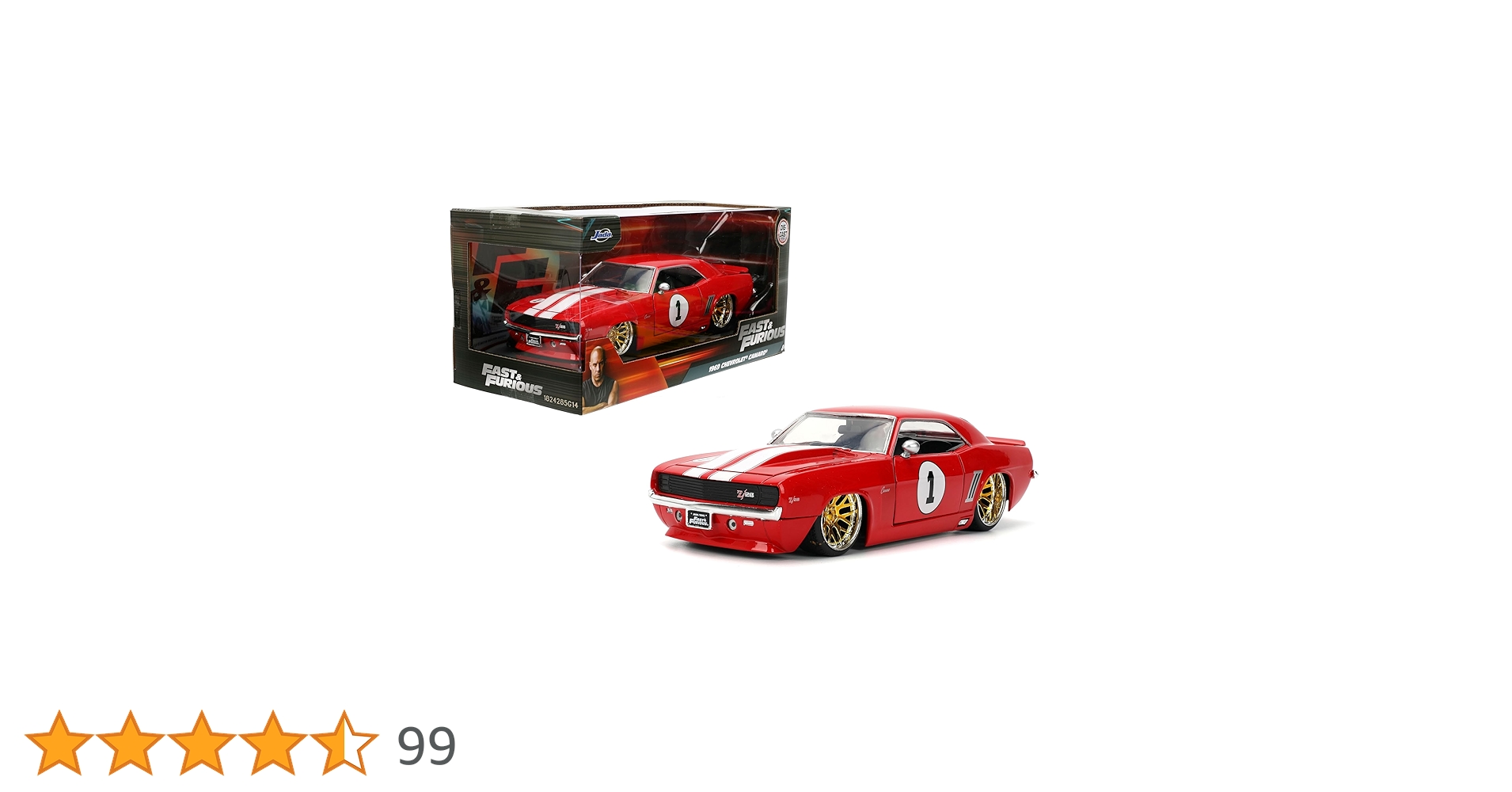 Amazon.co.jp: Jada Toys Fast & Furious 1:24 1969 シボレー カマロ
